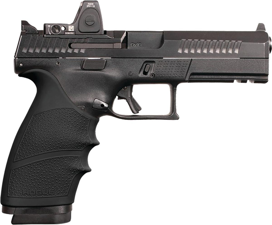 Hogue HandAll Beavertail Grip Sleeve CZ P-10 Full Size 9mm Black