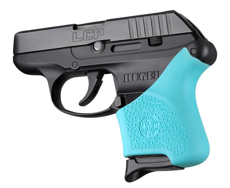 Hogue Handall Hybrid Grip Sleeve for Ruger LCP Aqua