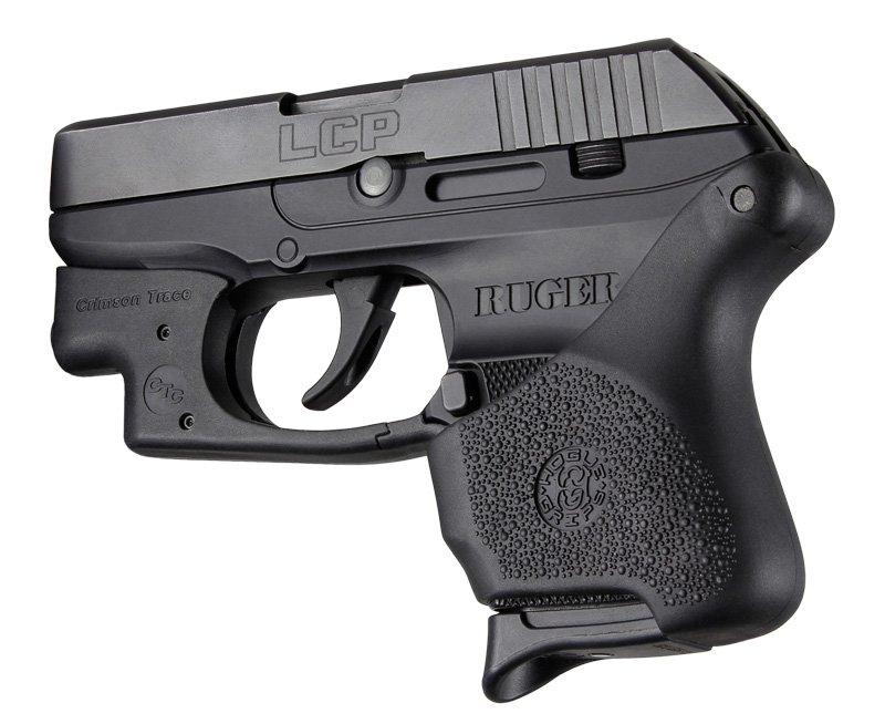 Hogue Handall Universal Grip Sleeve for Ruger LCP with Crimson Trace Button