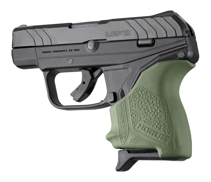 Hogue HandAll Beavertail Grip Sleeve for Ruger LCP II OD Green