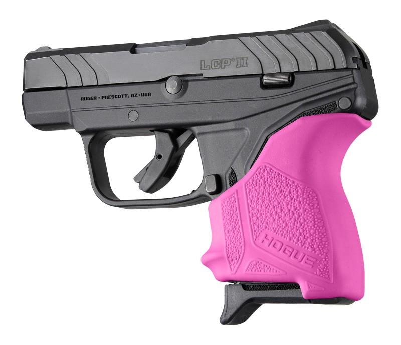 Hogue HandAll Beavertail Grip Sleeve for Ruger LCP II Pink