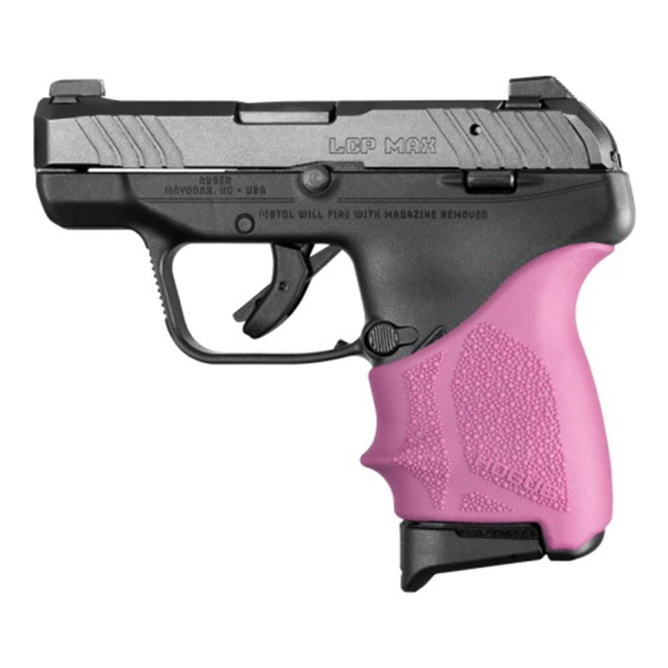 Hogue HandAll Beavertail Grip Sleeve for Ruger LCP Max - Pink