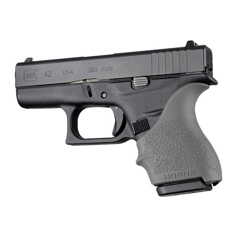 Hogue HandAll Beavertail Grip Sleeve for Glock 42/43 - Slate Grey