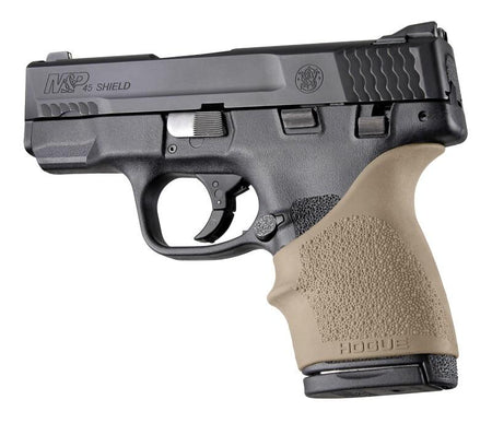 Hogue HandALL Beavertail Grip Sleeve S&W M&P Shield 45/Kahr P9/P40/CW9/CW40 FDE