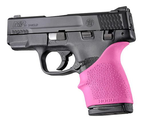 Hogue HandAll Beavertail Grip Sleeve for S&W M&P Shield 45 / Kahr P9 P40 CW9 CW40 - Pink