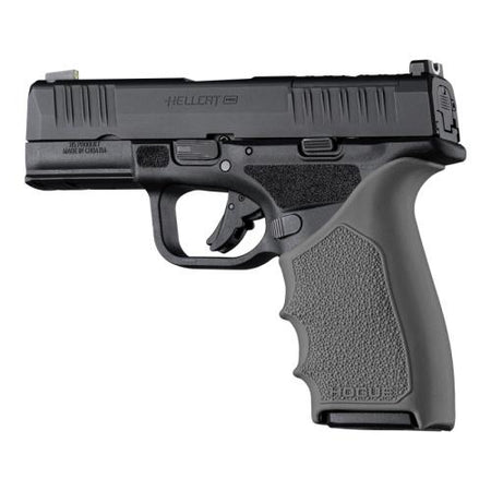 Hogue HandAll BeaverTail Grip Sleeve for Springfield Armory Hellcat Pro - Slate Grey