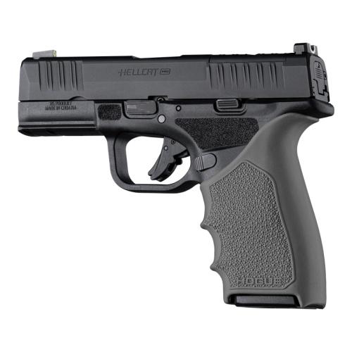 Hogue HandAll BeaverTail Grip Sleeve for Springfield Armory Hellcat Pro - Slate Grey
