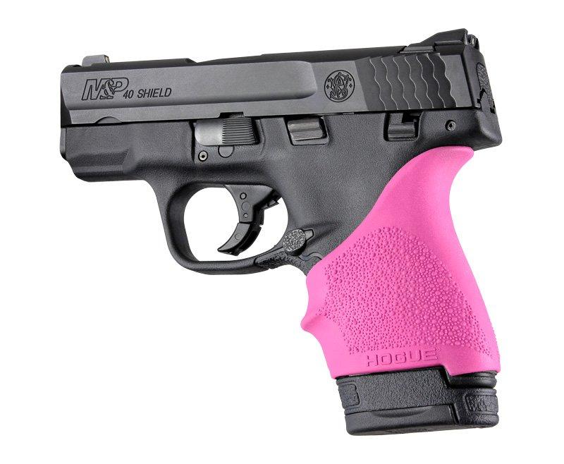 Hogue HandAll Beavertail Grip Sleeve for S&W M&P Shield Ruger LC9 Glock 26/27 Pink