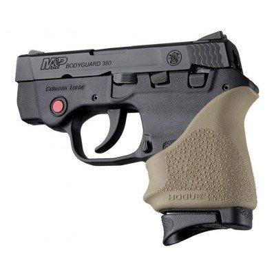 Hogue HandAll Beavertail Grip Sleeve for S&W Bodyguard 380/Taurus TCP & Spectrum - FDE