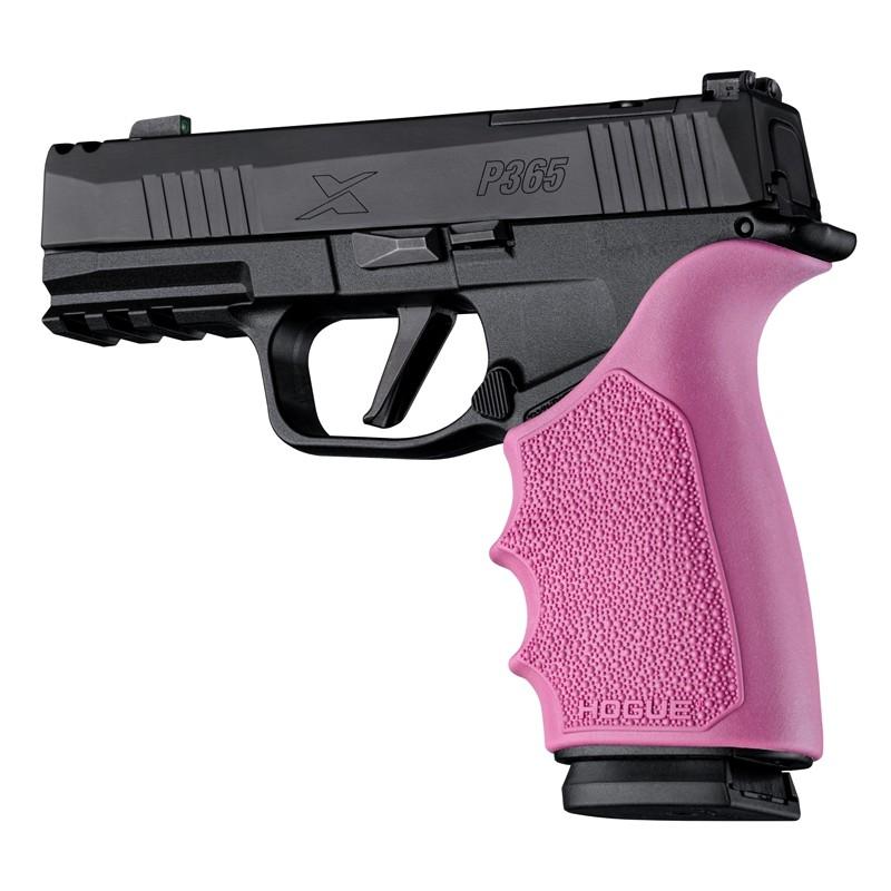 Hogue HandAll Beavertail Grip Sleeve for Sig Sauer P365 XMacro - Pink