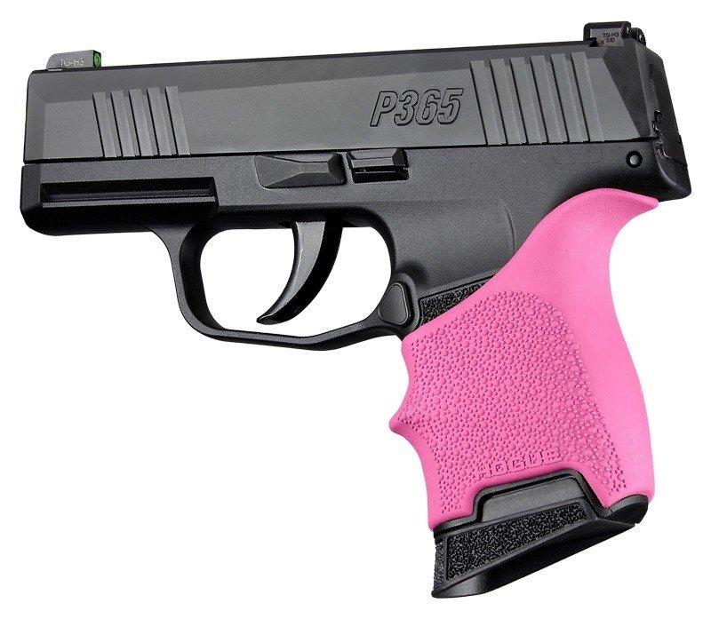 Hogue HandAll Beavertail Grip Sleeve for Sig Sauer P365 Pink