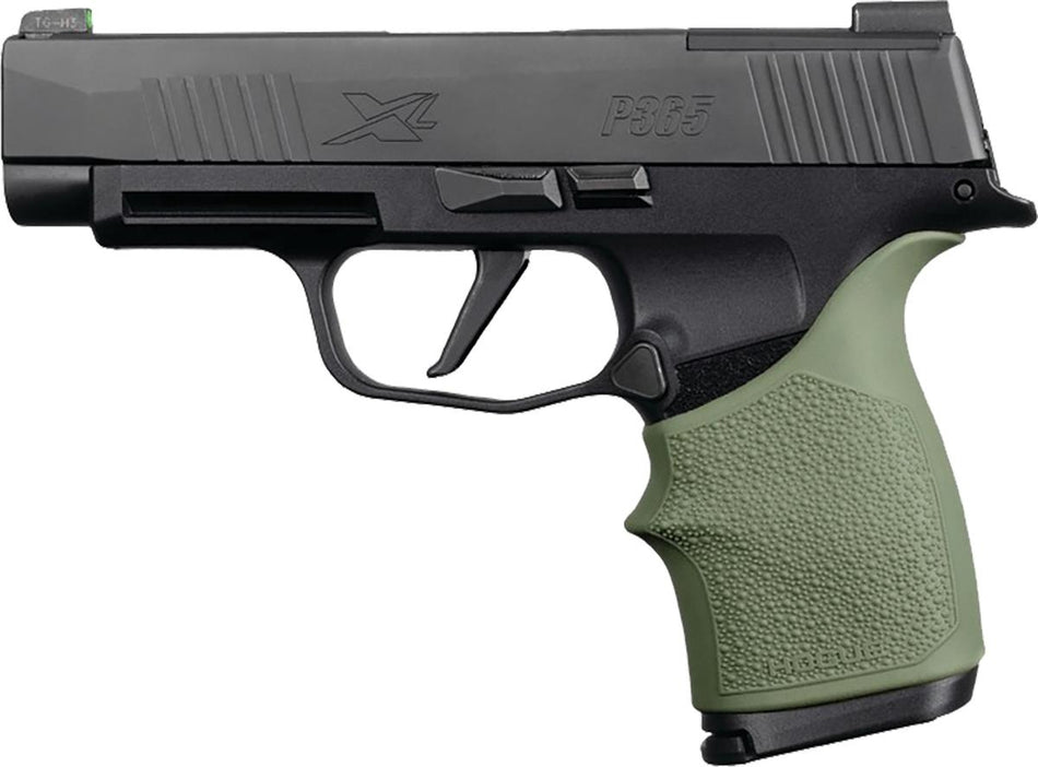 Hogue HandAll Beavertail Grip Sleeve for SIG Sauer P365XL - OD Green