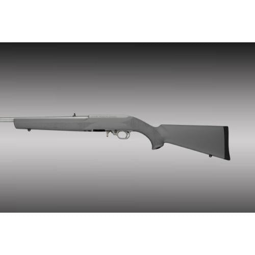 Hogue Rubber Overmolded Stock Standard Barrel Channel for Ruger 10-22 - Slate Grey