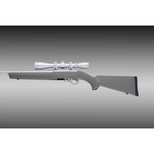 Hogue Rubber Overmolded Stock .920" Barrel Channel for Ruger 10-22 Slate Grey
