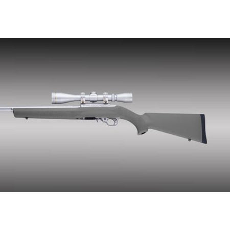 Hogue Rubber Overmolded Stock .920" Barrel Channel for Ruger 10-22 Slate Grey