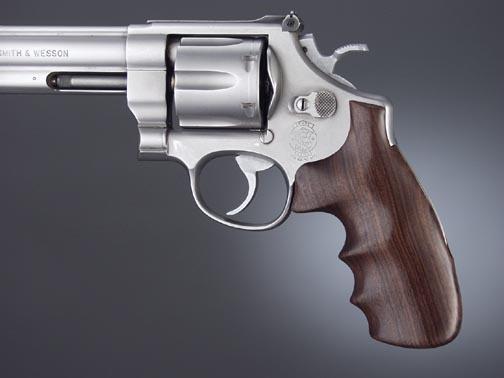 Hogue S&W N Round Pau Ferro Wood Grip Panel
