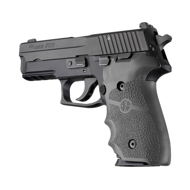 Hogue Overmolded Rubber Grip for Sig Sauer P228/P229 Slate Grey with Finger Grooves