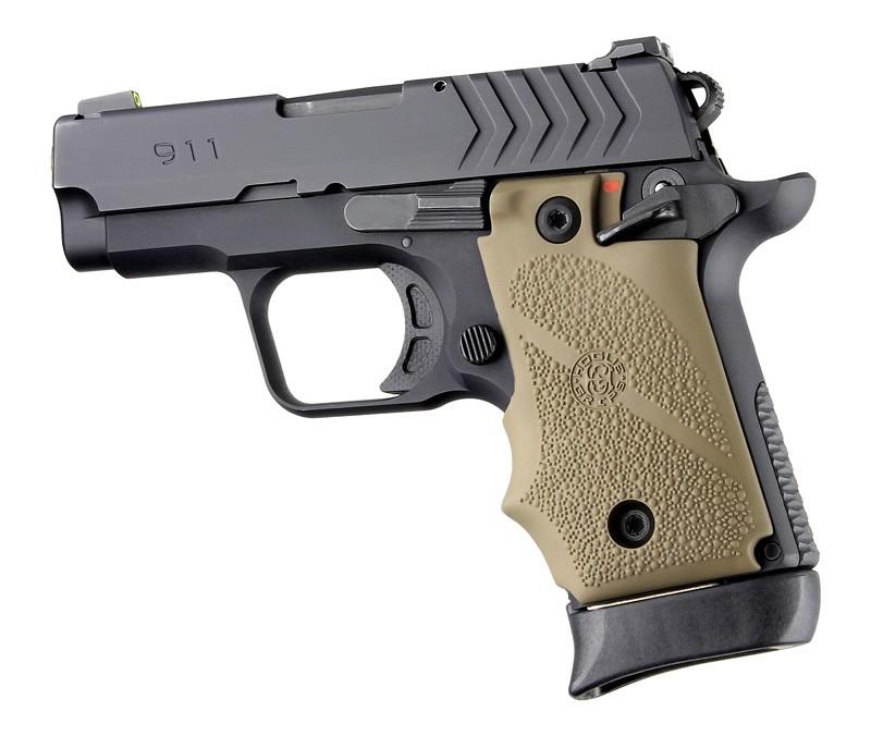 Hogue Ambi Safety Rubber Grip for Springfield Armory 911 .380 FDE