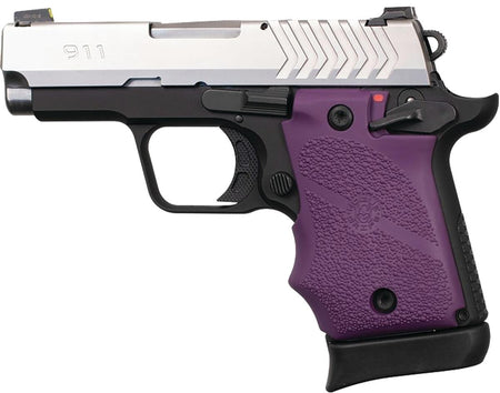 Hogue Ambi Safety Rubber Grip for Springfield Armory 911 9mm - Purple