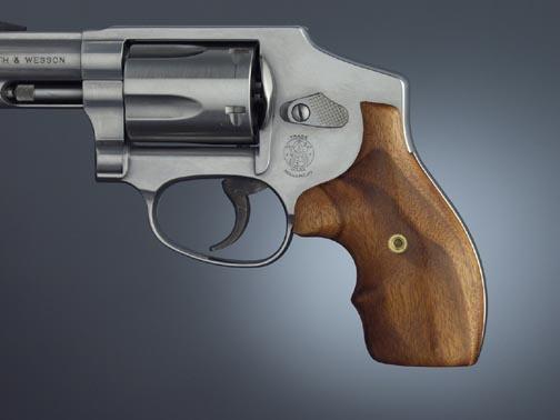 Hogue S&W J Frame Round Butt Goncalo Alves Ultra Compact Bantam Grip