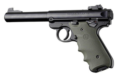 Ruger MKIV OD Green Rubber Grip with Finger Grooves