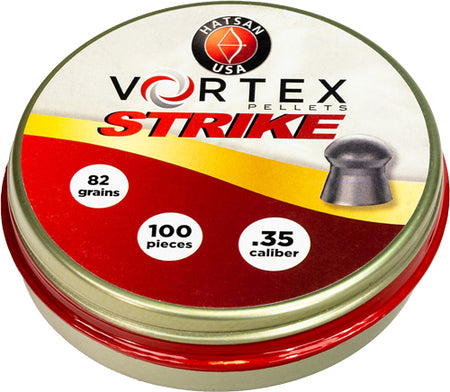 Hatsan Vortex Strike .35 Cal 81.02gr Air Gun Pellets 100 Per Tin