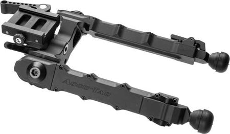 Accu-Tac HD-50 LR Bipod 7"-10" ARCA Spec QD Alloy Flat Black