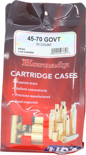 Hornady Unprimed 45-70 Govt Reloading Brass 50 Pack