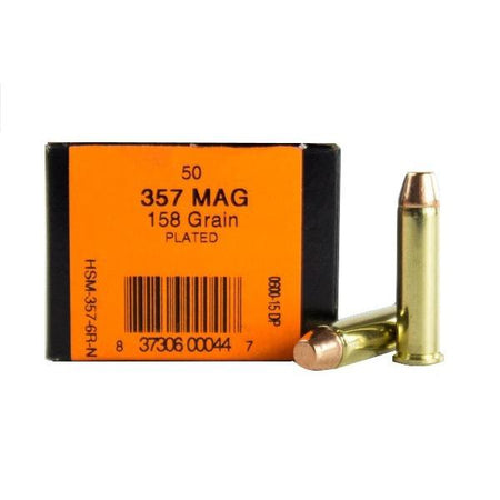 HSM  .357 Magnum 158 gr FMJ ammo
