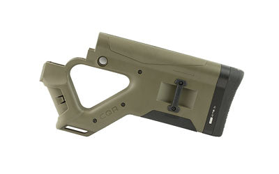 Hera USA CQR Fixed Stock for AR-15 and DPMS 308 Gen II, Integrated Pistol Grip, Mil-Spec, OD Green 12.14