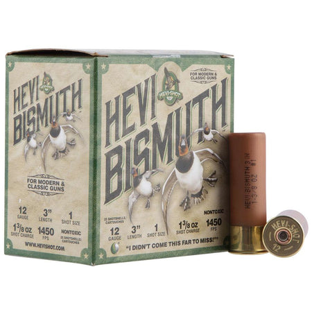 HEVI-Shot HS14001 HEVI-Bismuth Waterfowl 12 Gauge 3" 1-3/8oz 1 Shot 1450 fps