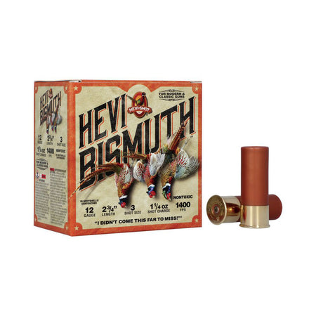 HEVI-Shot HS14713 HEVI-Bismuth Upland 12 Gauge 2.75" 1-1/4oz 3 Shot 1400 fps