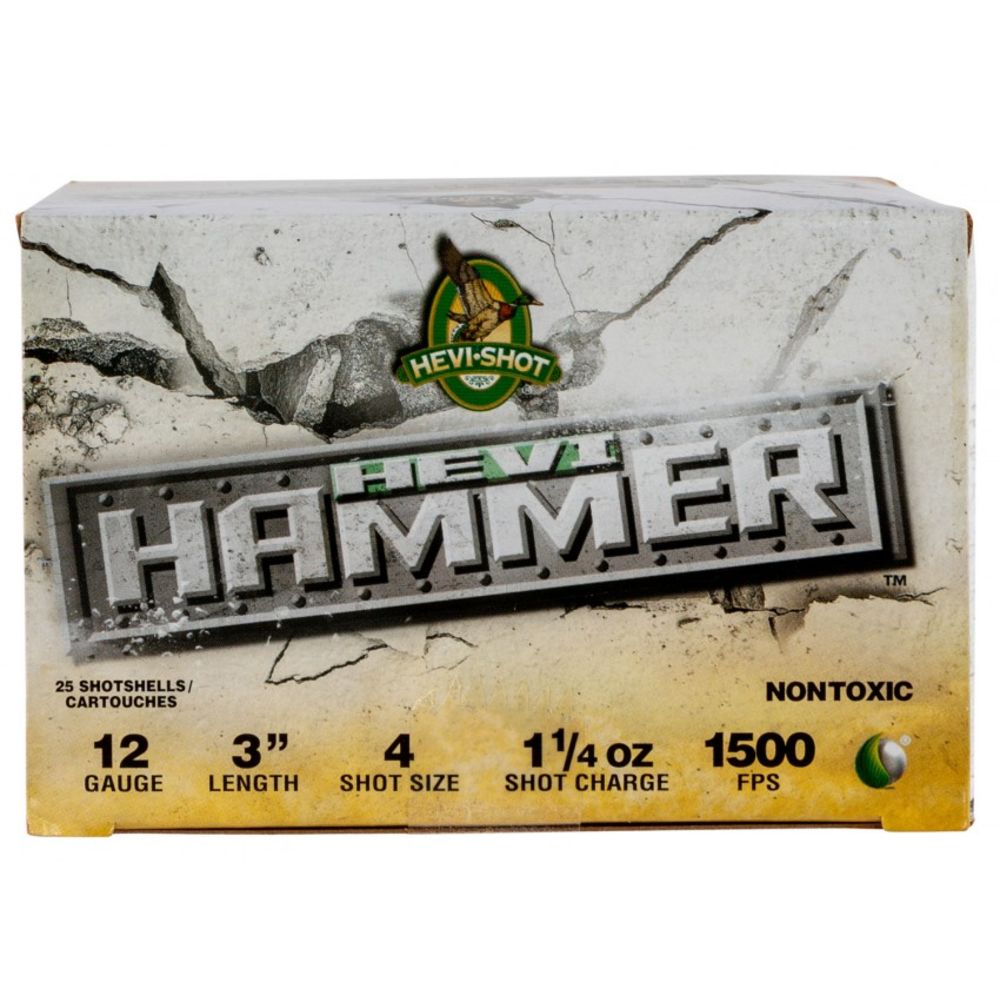 HEVI-Shot HEVI-Hammer 12 Gauge 3 in / 3 in #4 1-1/4 oz