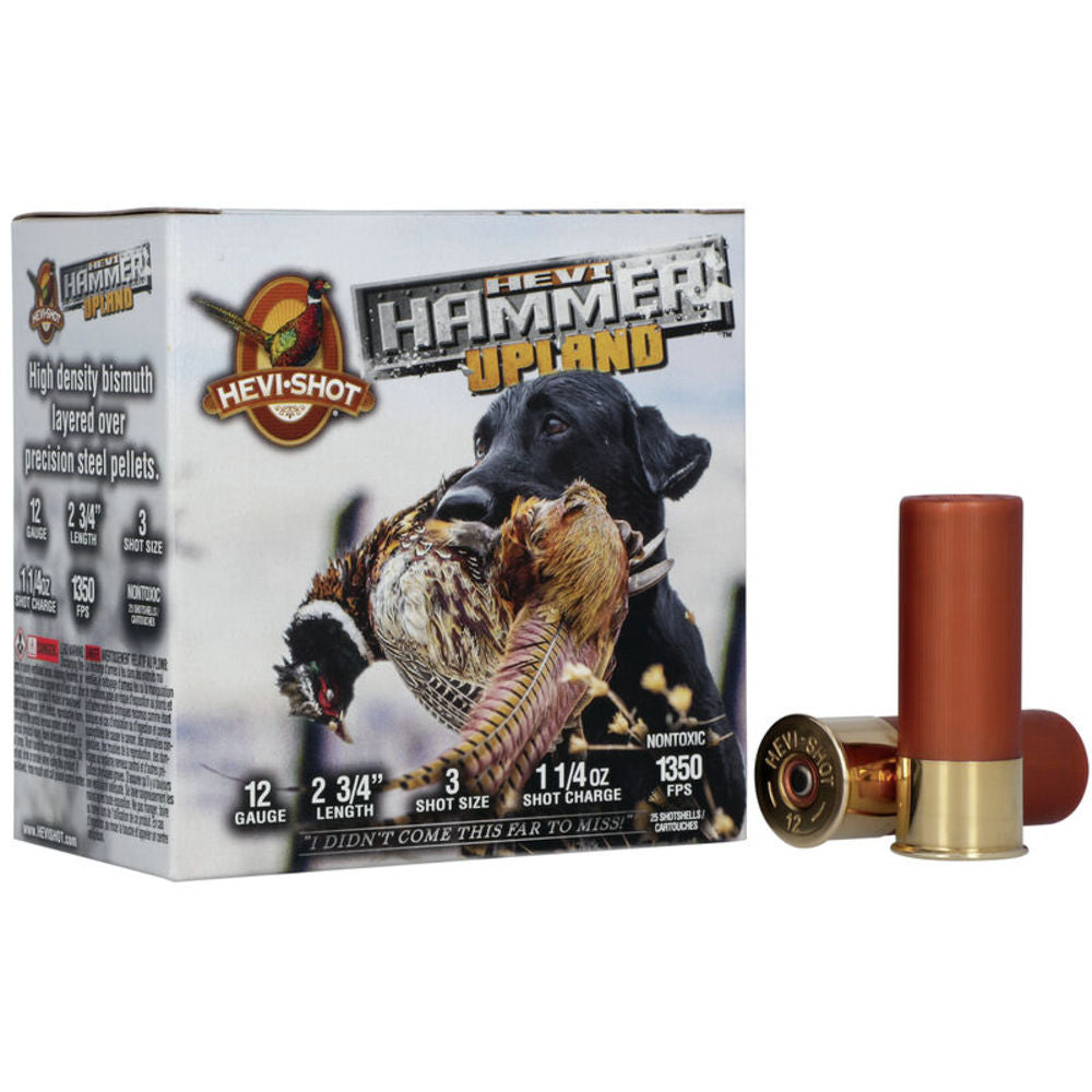HEVI-Shot HEVI-Hammer Upland 12 Gauge 2.75 in / 2.75 in #3 1-1/4 oz