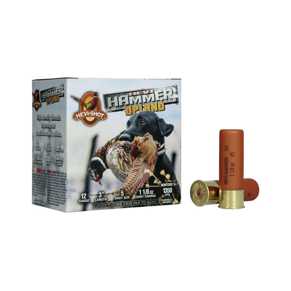 HEVI-Shot HEVI-Hammer Upland 12 Gauge 3 in / 3 in #5 1-1/8 oz