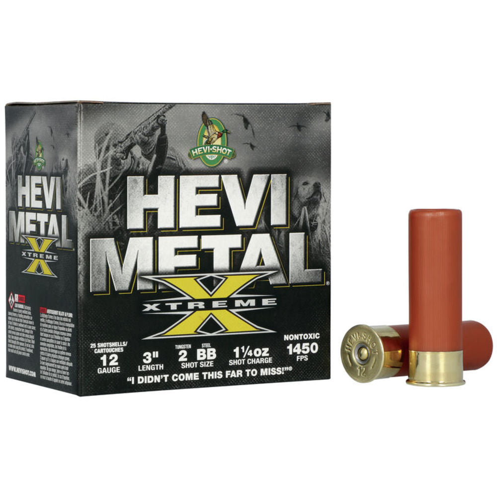 HEVI-Shot HS38188 HEVI-Metal Extreme 12 Gauge 3" 1-1/4oz 2 Shot 1450 fps