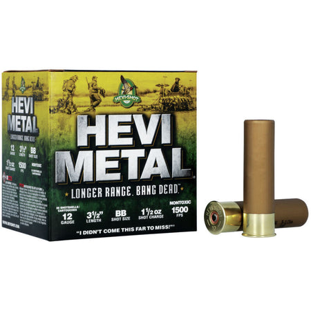 HEVI-Shot HS38588 HEVI-Metal Longer Range 12 Gauge 3.5" 1-1/2oz BB 1500 fps