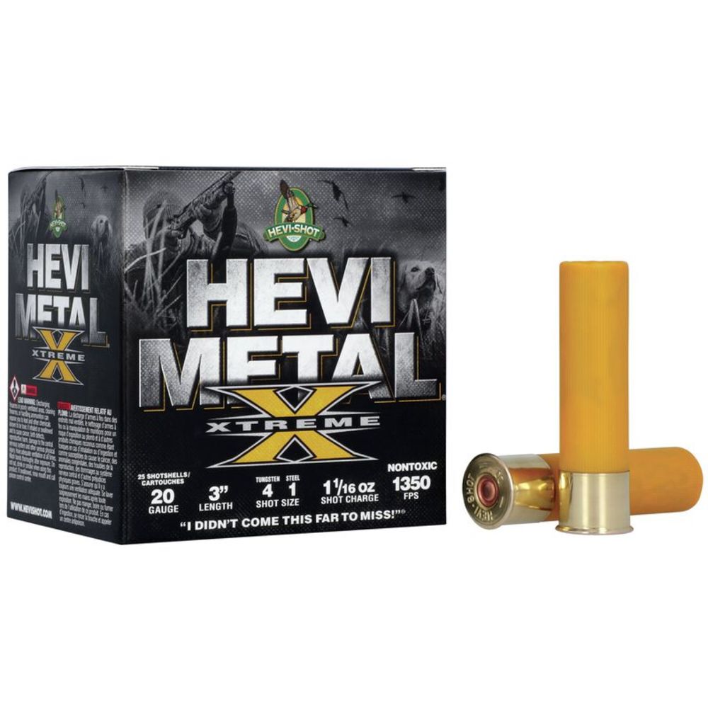 HEVI-Shot HS39202 HEVI-Metal Extreme 20 Gauge 3" 1-1/16oz 4/1 Shot 1350 fps