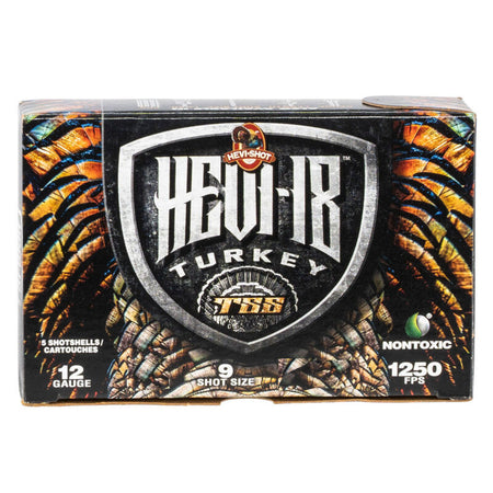 HEVI-Shot HS4509 HEVI-18 TSS Turkey 12 Gauge 3.5" 21/4oz 9 Shot 1250 fps