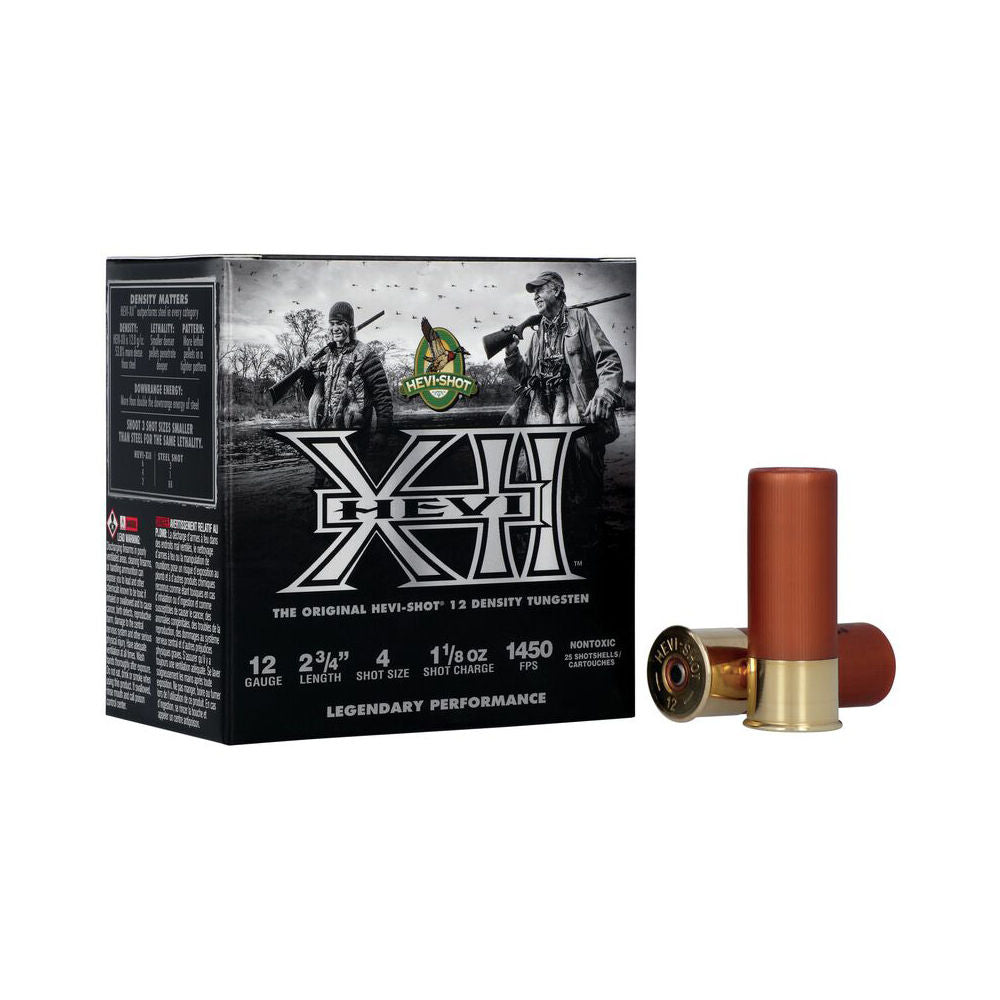 HEVI-Shot HS51314 HEVI-XII Waterfowl 12 Gauge 2.75" 1-1/8oz 4 Shot 1450 fps