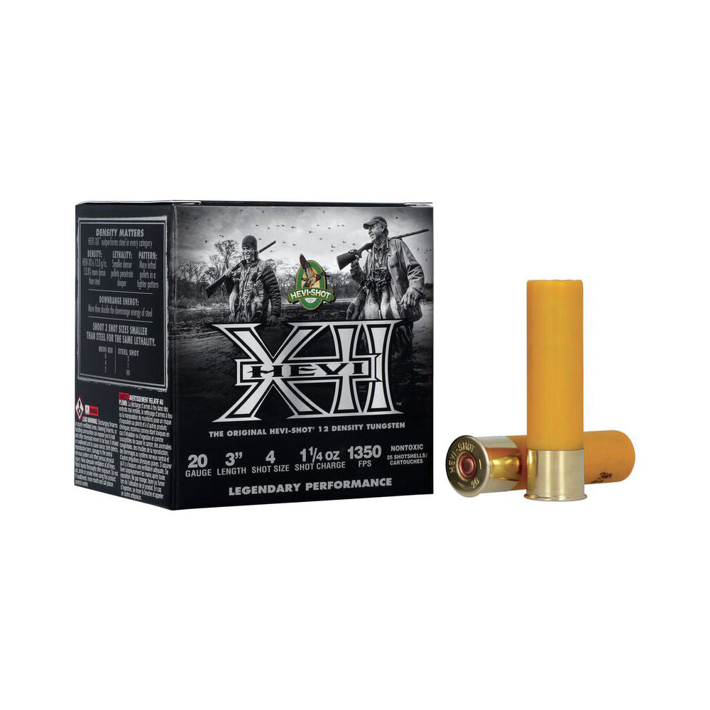 HEVI-Shot HS53204 HEVI-XII Waterfowl 20 Gauge 3" 1-1/4oz 4 Shot 1350 fps