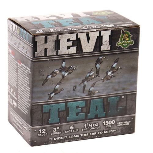 HEVI-Shot HEVI-Teal 12 Gauge 2.75 in / 2.75 in #6 1-1/8 oz