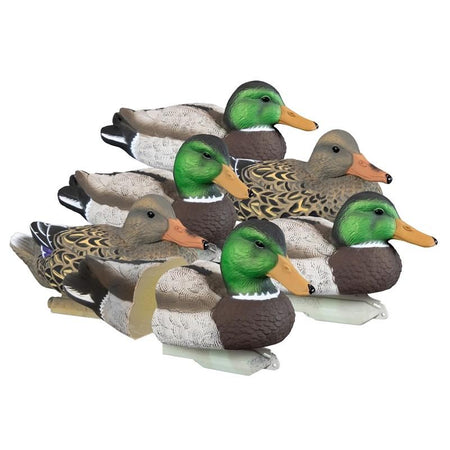 Higdon Outdoors Standard Mallard Foam Filled Duck Decoys 6-Pack