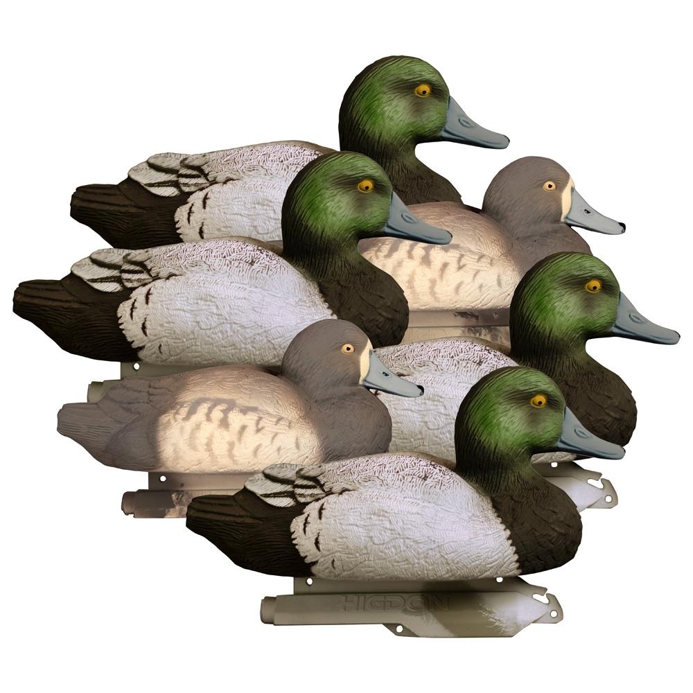 Higdon Outdoors Standard Bluebill Foam Filled Decoys 6-Pack