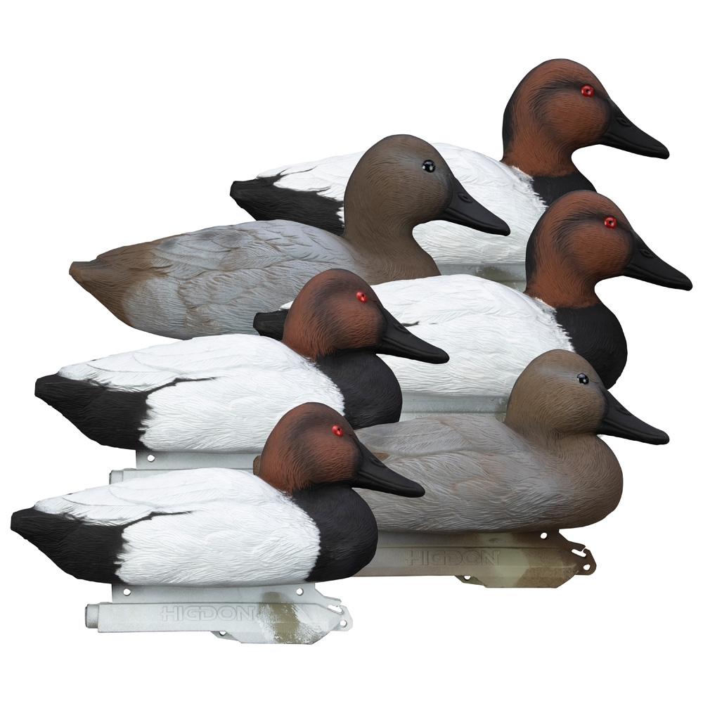 Higdon Outdoors Standard Canvasback Foam Filled Decoys 6-Pack