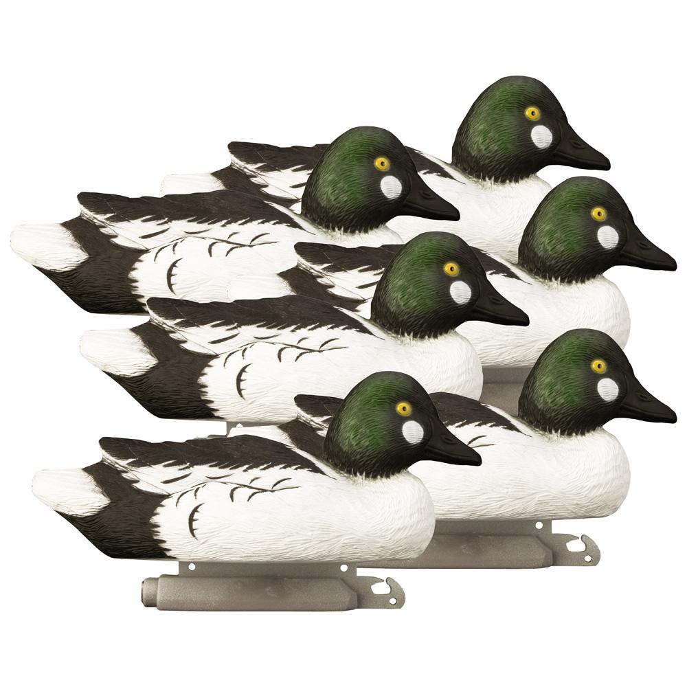 Higdon Outdoors Standard Goldeneye Foam-Filled Drake Decoys - 6 Pack