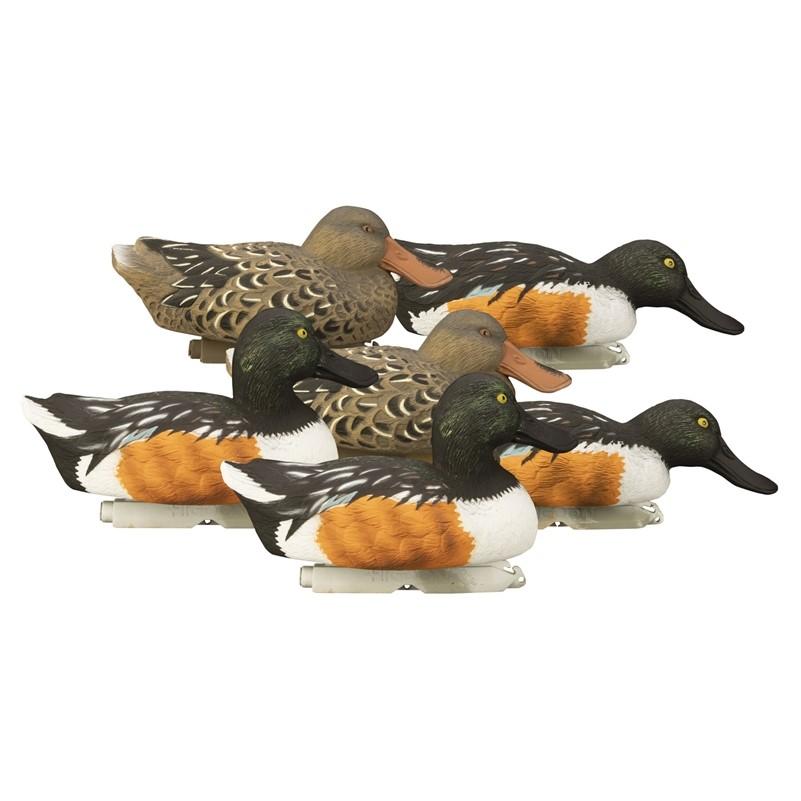 Higdon Outdoors Standard Shoveler Foam-Filled Duck Decoys 6-Pack