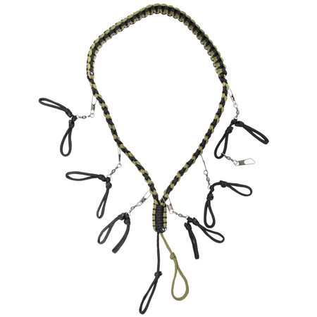 Power Calls 7-in-1 Waterfowl Call Lanyard with 7 Swivel Snaps 550 Paracord