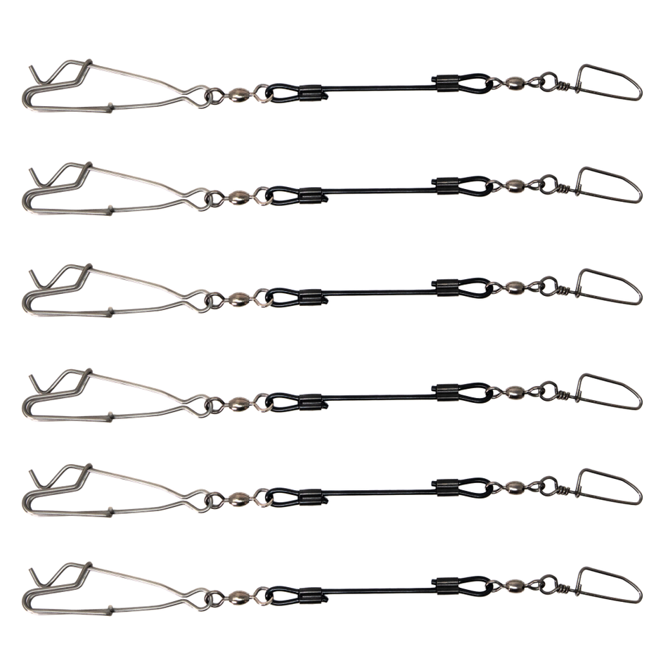 Higdon Battleship Jerk Rig Quick-Connect Decoy Clips 6-Pack