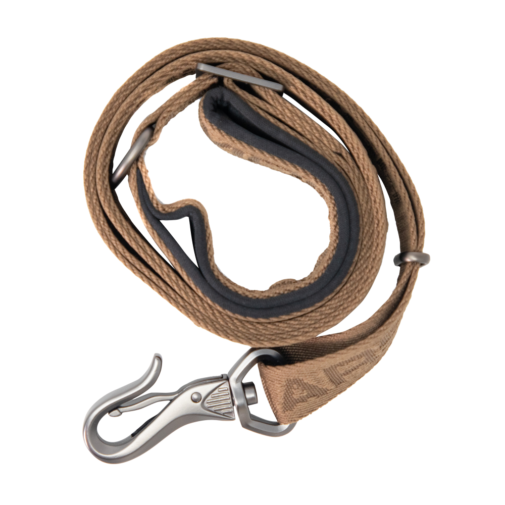 MoMarsh Adjustable Dog Leash 47" to 72" Chocolate Brown Nylon